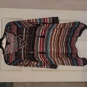 XL womens multi color top